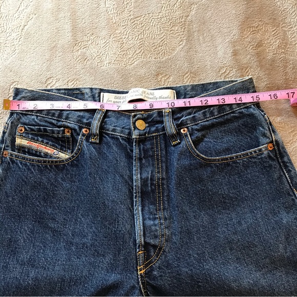 Diesel Industry blue cotton straight jeans 32 x 28 - Picture 5 of 7